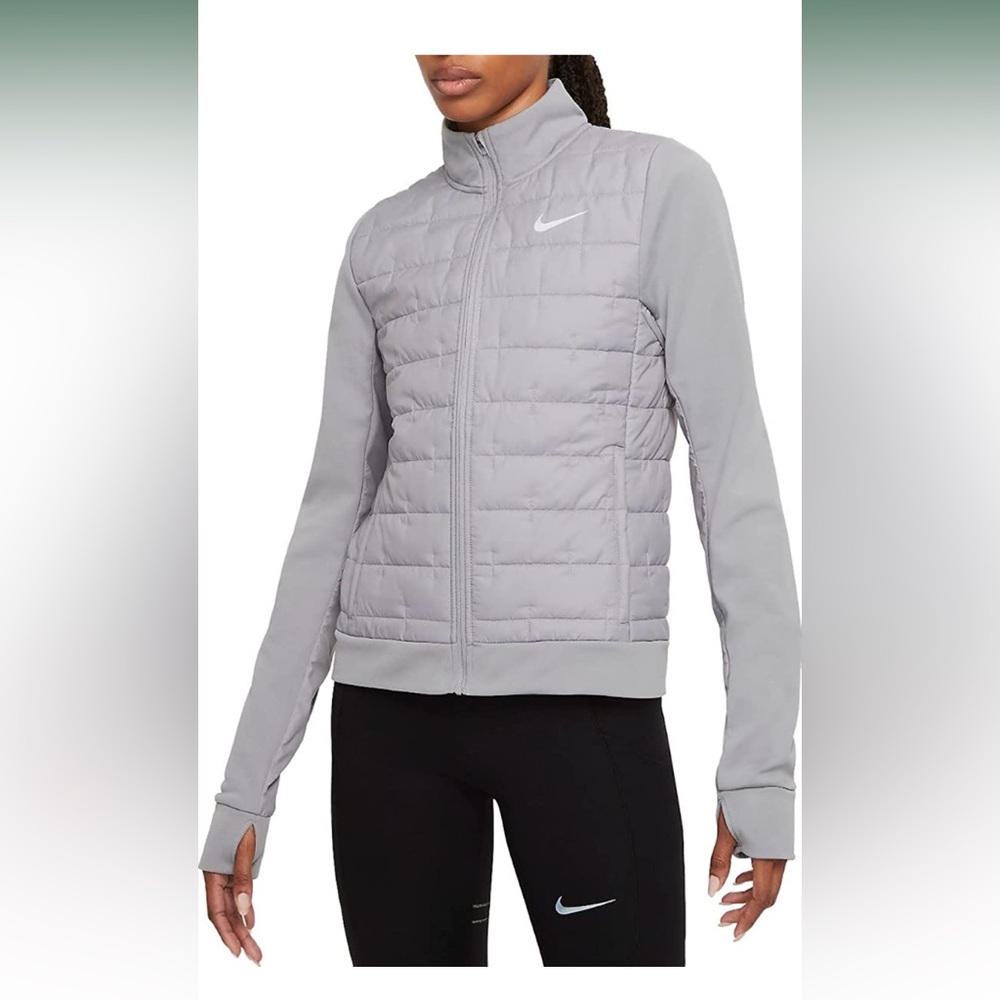 NWT $125 Nike Women's Therma-Fit Filled Light Weight Jacket Gray Size S